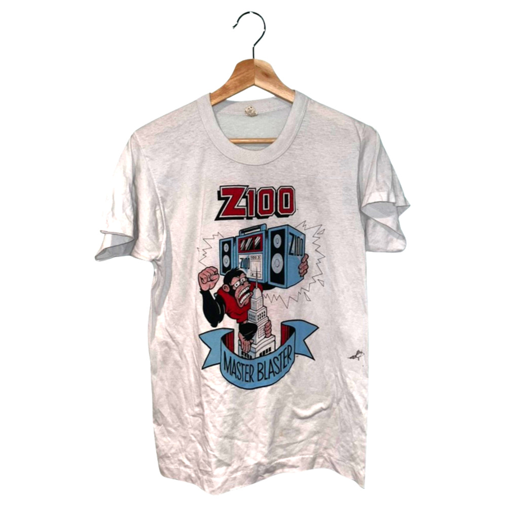 Z100 New York City Master Blaster Dairy Queen Vintage T-Shirt Sz. M RARE - Picture 2 of 10